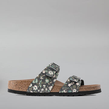 BIRKENSTOCK SYDNEY 1020132 MAGICAL FLOWER DARK TEAL NARROW