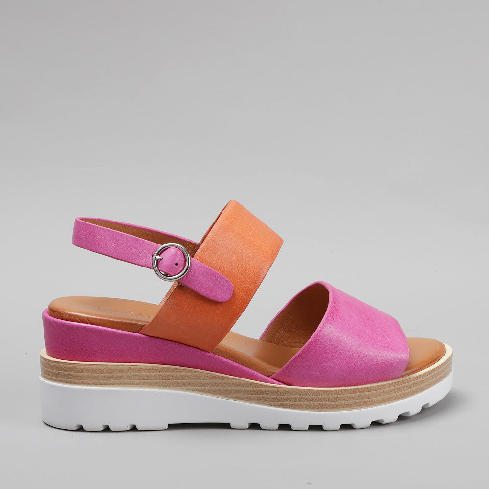 ☆Sasa☆ LE SANSA Tess - Hot Pink Orange – Zagarra Shoes
