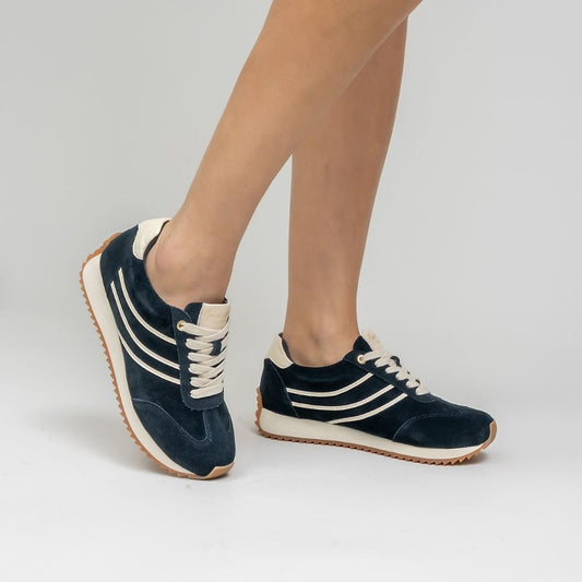 NAKED ARCHES Wednesday - Navy Suede