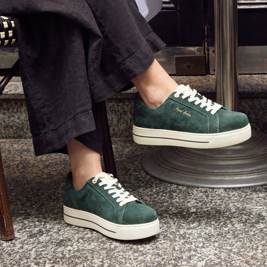 NAKED ARCHES - Azealia - Dk Green Suede