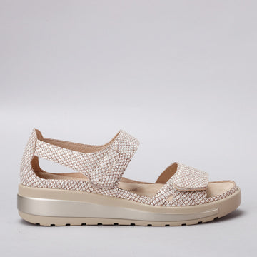 ZIERA - GEDD W ZR - CAMEL/ALMOND PRINT