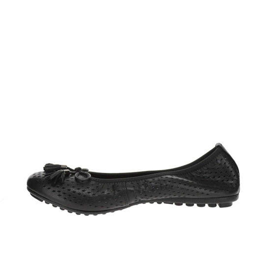 Buxom - Black Leather - CC Resorts Footwear