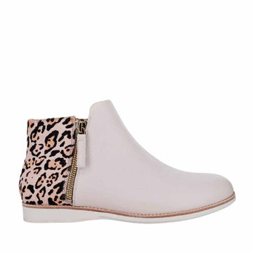 ROLLIE NATION - SIDE ZIP - BONE/NEUTRAL LEOPARD