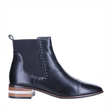 Mila Boot - Black/Black Heel - LE SANSA
