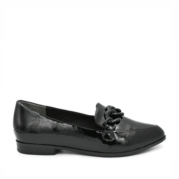 ZIERA - OLANGE - XW - ZR - BLACK WRINKLE PATENT